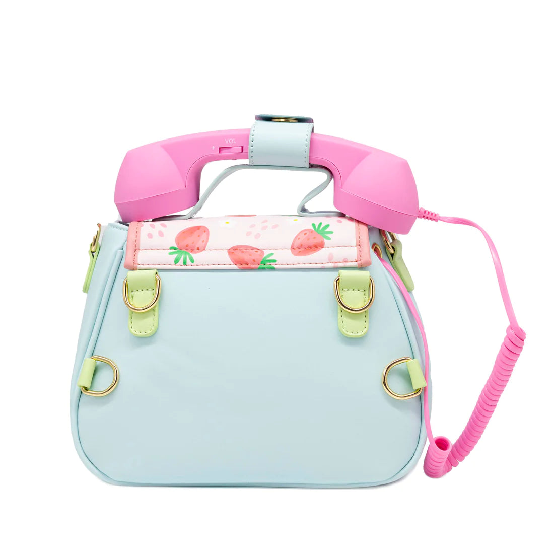 RING RING PHONE STRAWBERRY FIELDS CONVERTIBLE HANDBAG
