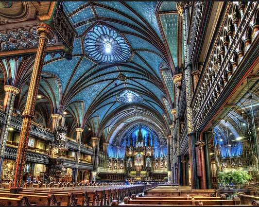 Notre Dame Basilica of Montreal by Carl Jacobson Starz Puzzle