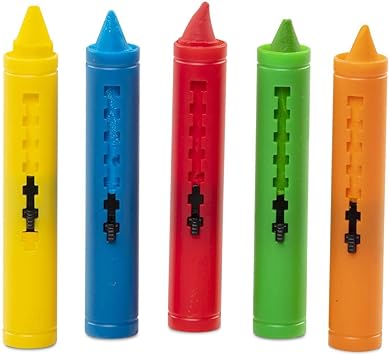 MELISSA & DOUG LEARNING MAT CRAYONS