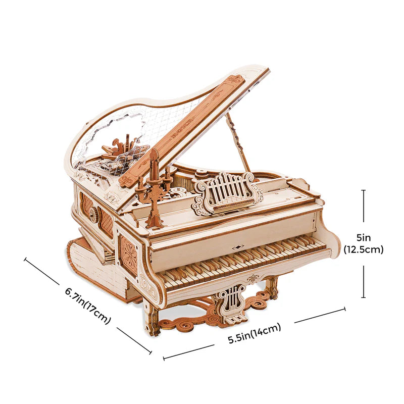 MAGIC PIANO MECHANICAL MUSIC BOX