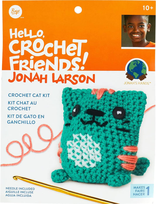 JONAHS HANDS CROCHET CAT KIT