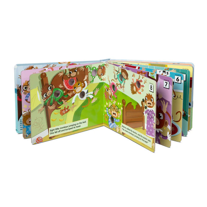 MELISSA AND DOUG POKE-A-DOT! 10 LITTLE MONKEYS
