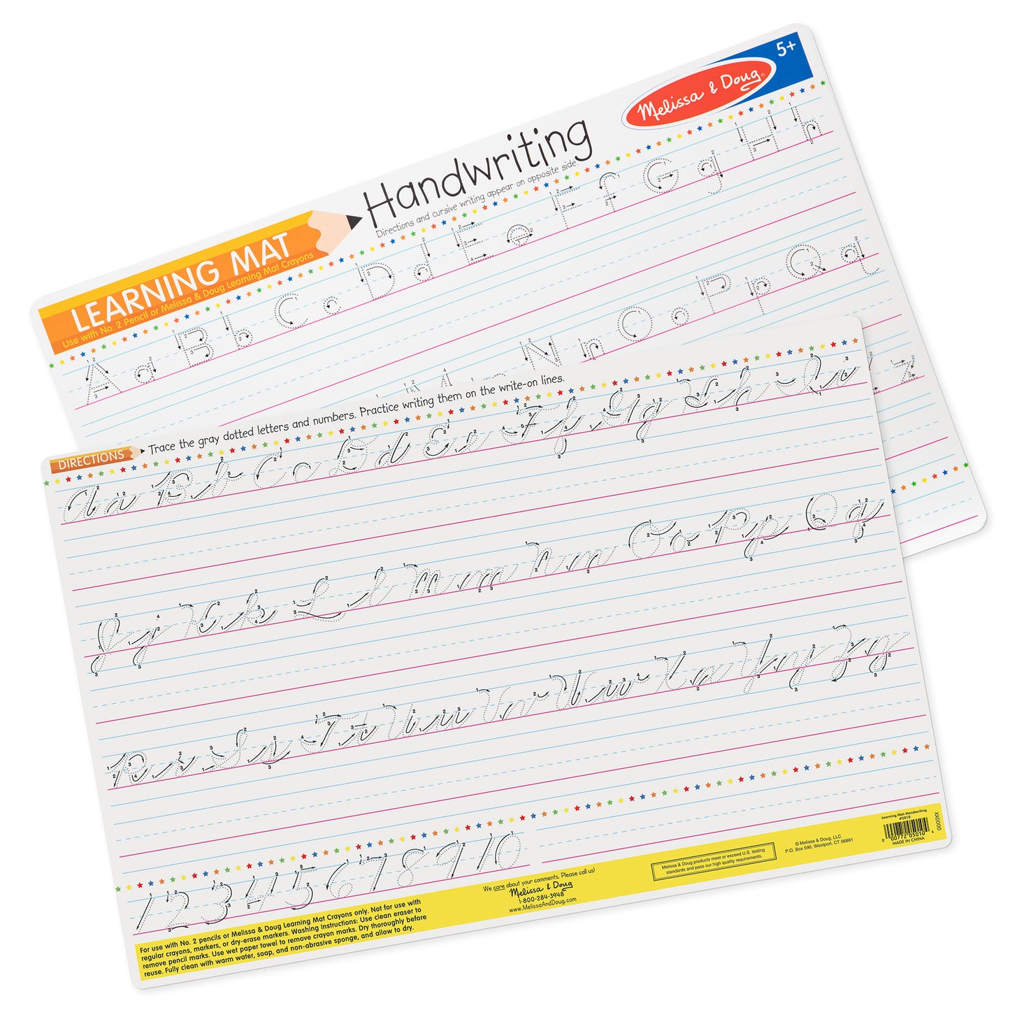 MELISSA & DOUG HANDWRITING LEARNING MAT