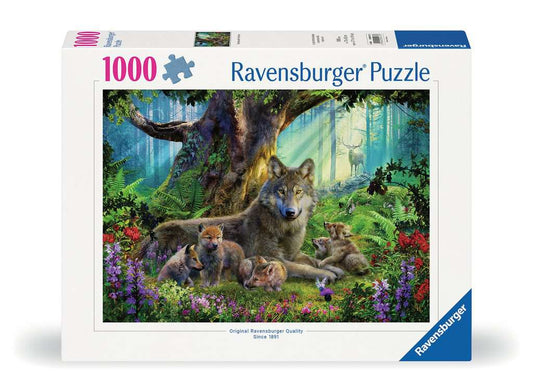 WOLVES IN THE FOREST 1000 PIECE PUZZLE