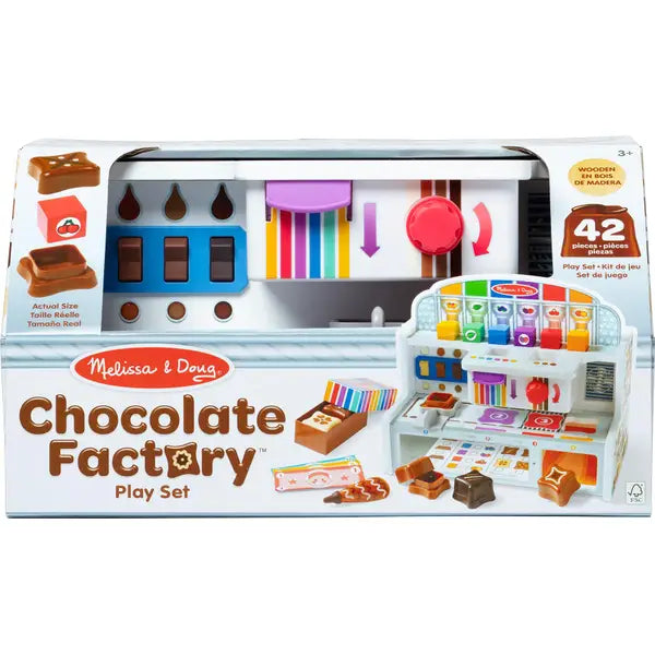 MELISSA AND DOUG CHOCOLATE FACTORY PLAY SET