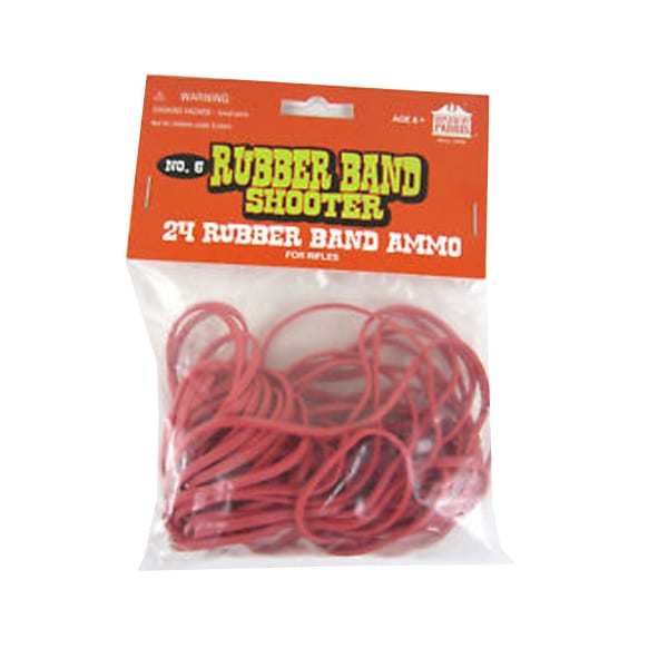 24 COUNT RUBBER BAND AMMO FOR RIFLE