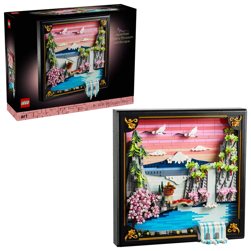 31218 JAPANESE CHERRY BLOSSOM LANDSCAPE