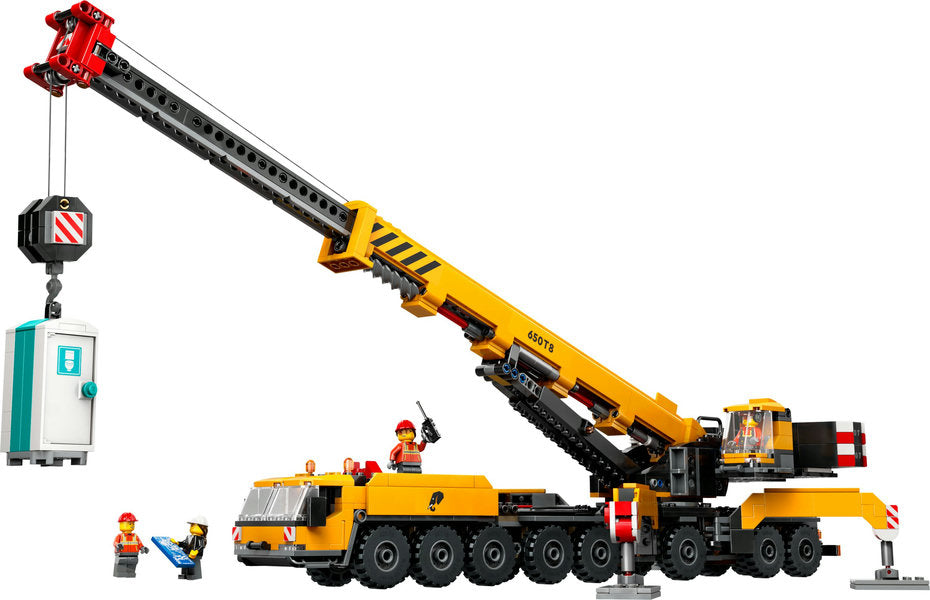 60409 YELLOW MOBILE CONSTRUCTION CRANE