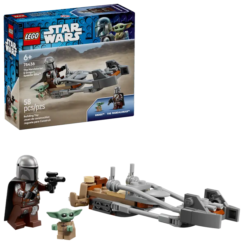 75436 THE MANDALORIAN & GROGU'S SPEEDER BIKE