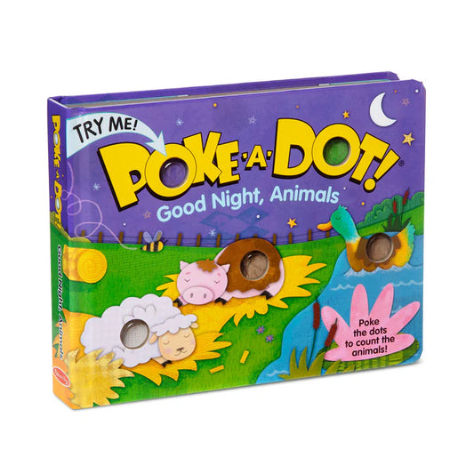 MELISSA & DOUG POKE-A-DOT! GOOD NIGHT, ANIMALS