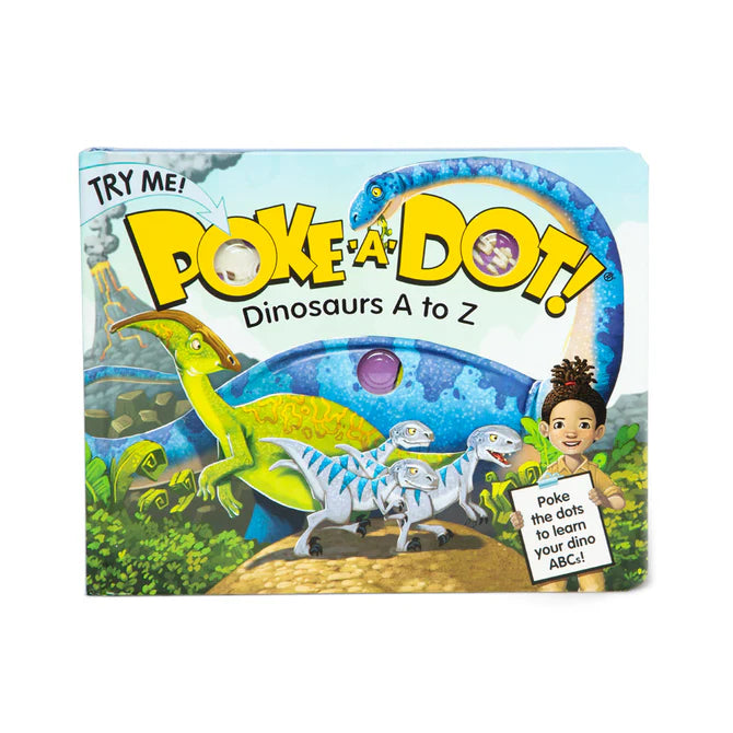 MELISSA AND DOUG POKE-A-DOT! DINOSAURS A TO Z