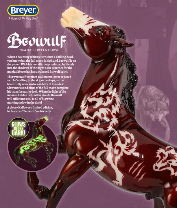 2024 BREYER HALLOWEEN HORSE BEOWULF