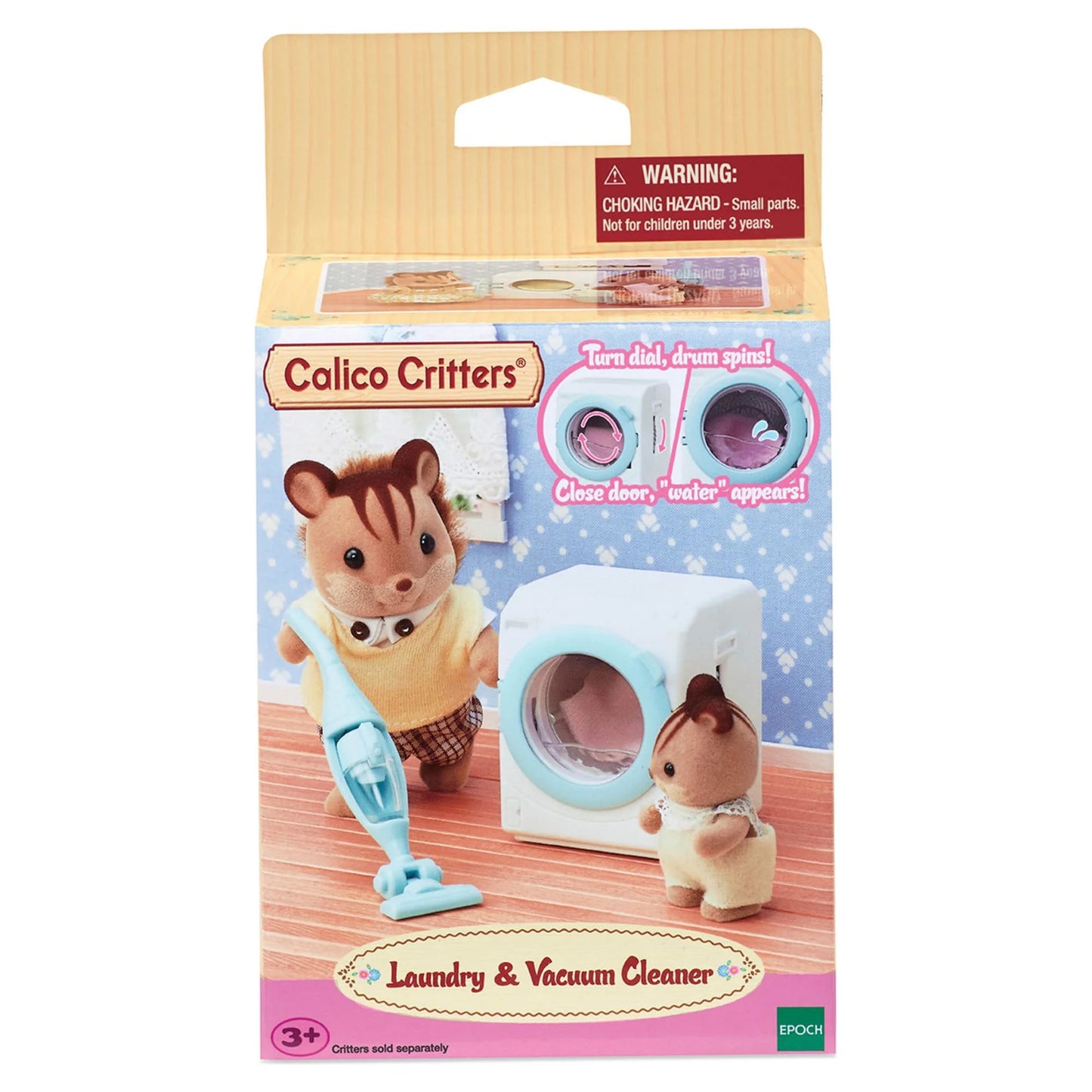 CALICO CRITTERS LAUNDRY AND VACUUM CLEANER
