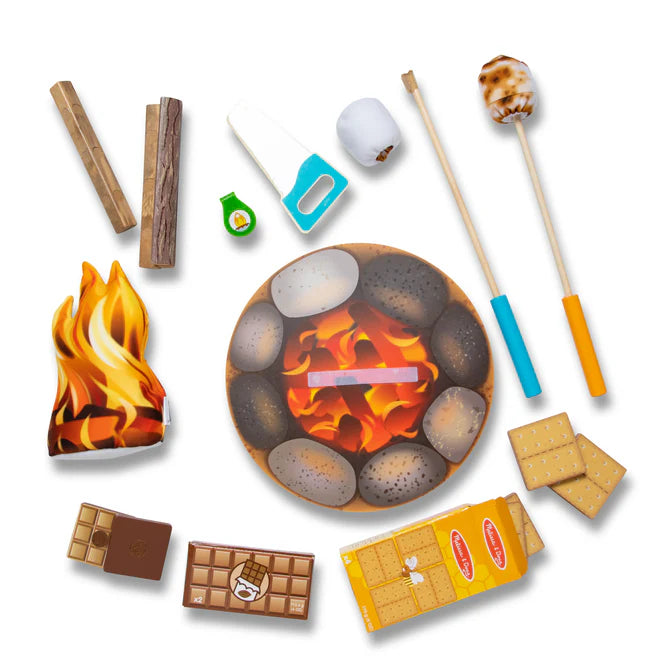 MELISSA & DOUG CAMPFIRE S'MORES PLAY SET