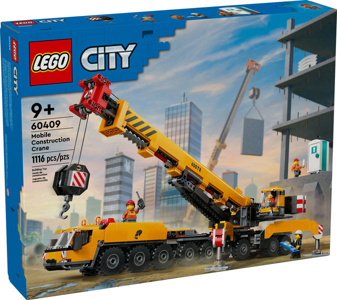 60409 YELLOW MOBILE CONSTRUCTION CRANE