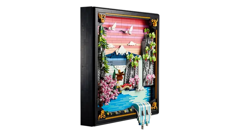 31218 JAPANESE CHERRY BLOSSOM LANDSCAPE