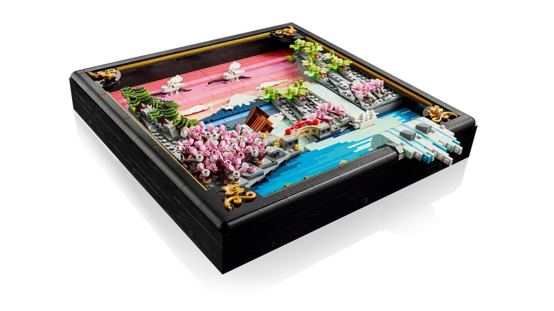 31218 JAPANESE CHERRY BLOSSOM LANDSCAPE