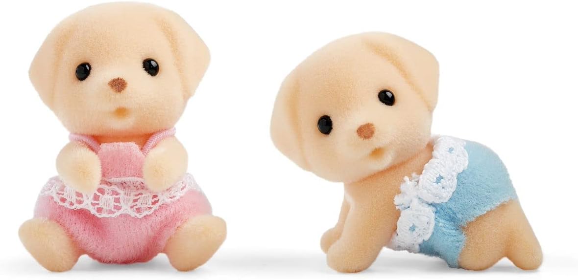 CALICO CRITTERS YELLOW LAB TWINS