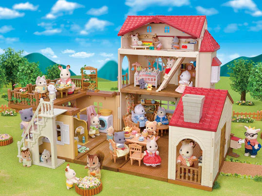 CC2079 RED ROOF COUNTRY HOME WITH SECRET ATTIC PLAYROOM