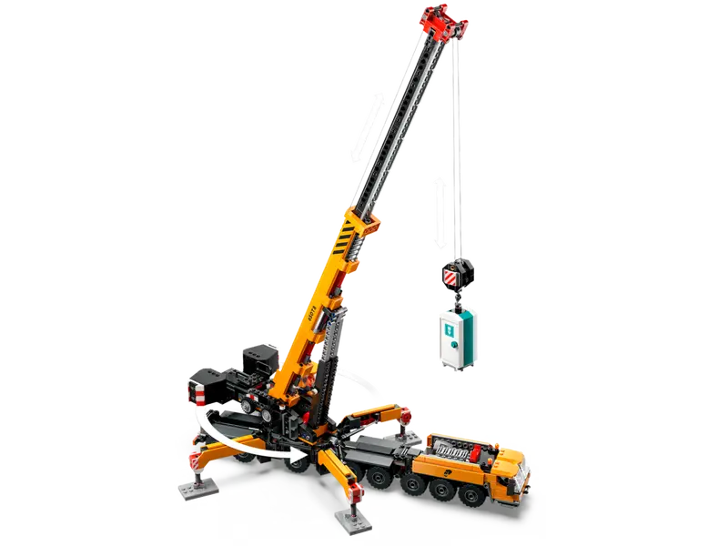 60409 YELLOW MOBILE CONSTRUCTION CRANE