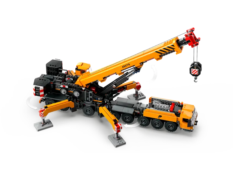 60409 YELLOW MOBILE CONSTRUCTION CRANE