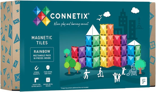 CONNETIX RAINBOW RECTANGLE PACK