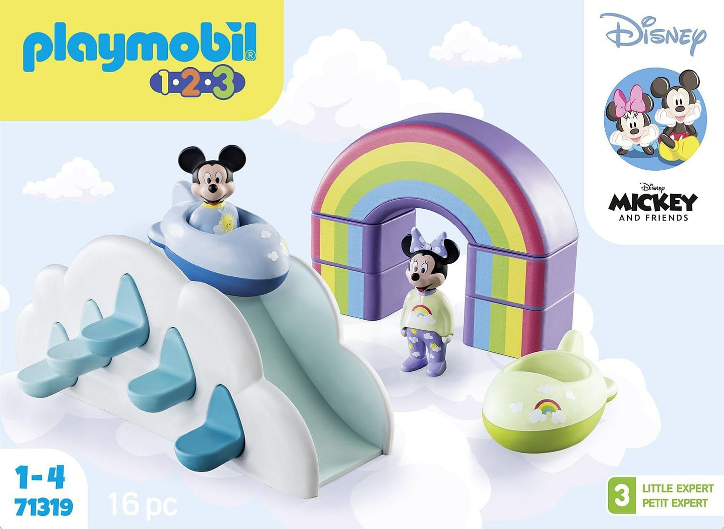 PLAYMOBIL 123 #71319 MICKEY'S & MINNIE'S CLOUD HOME