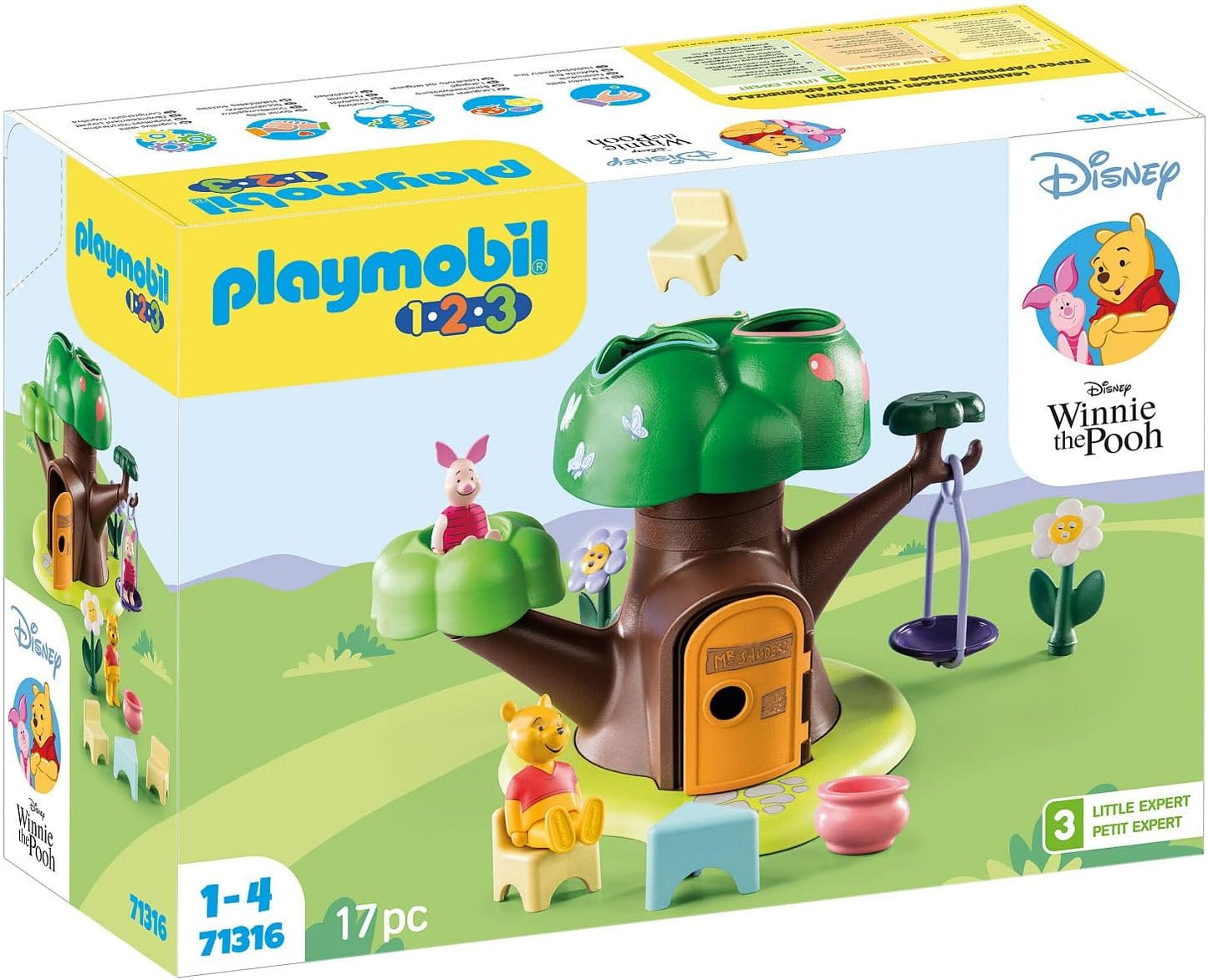 PLAYMOBIL 123 #71316 WINNIE'S AND PIGLET'S TREEHOUSE