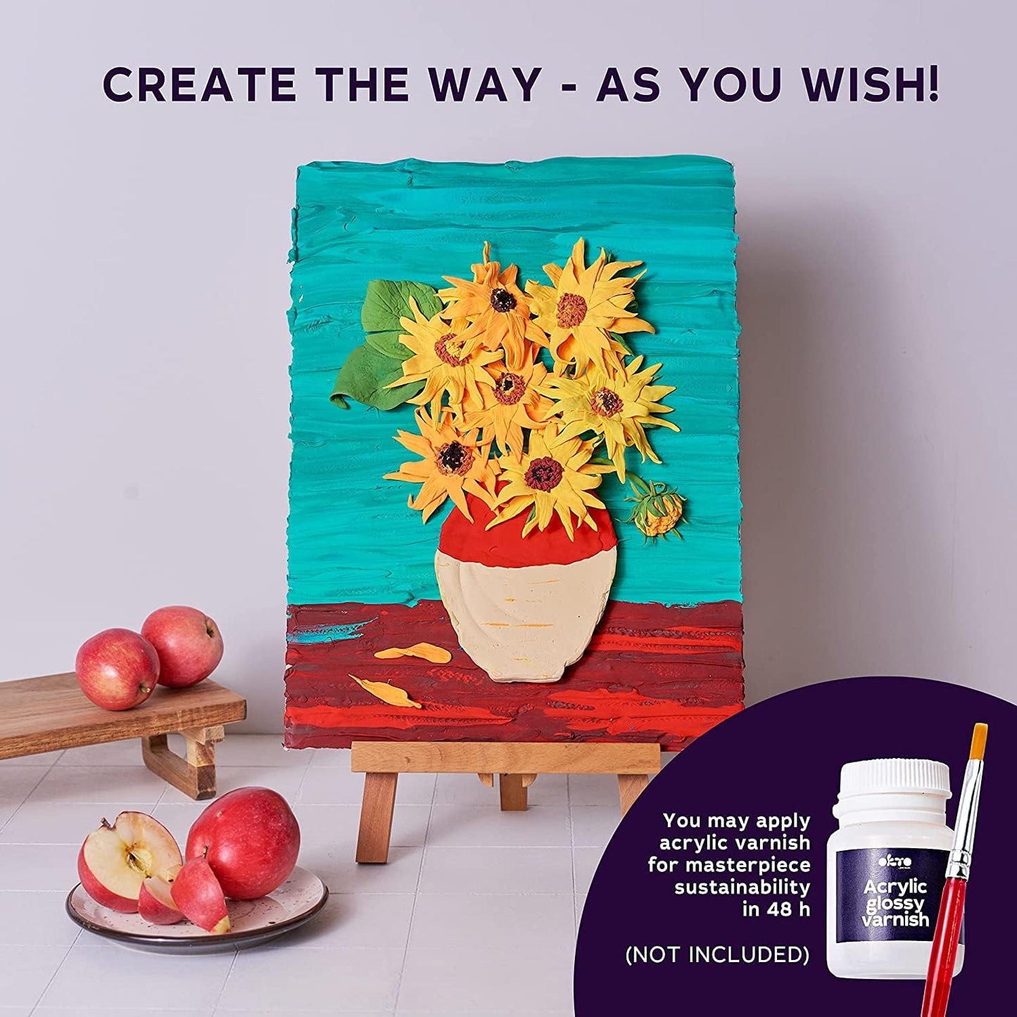 VINCENT VAN GOGH  SUNFLOWERS  SENSORY ART