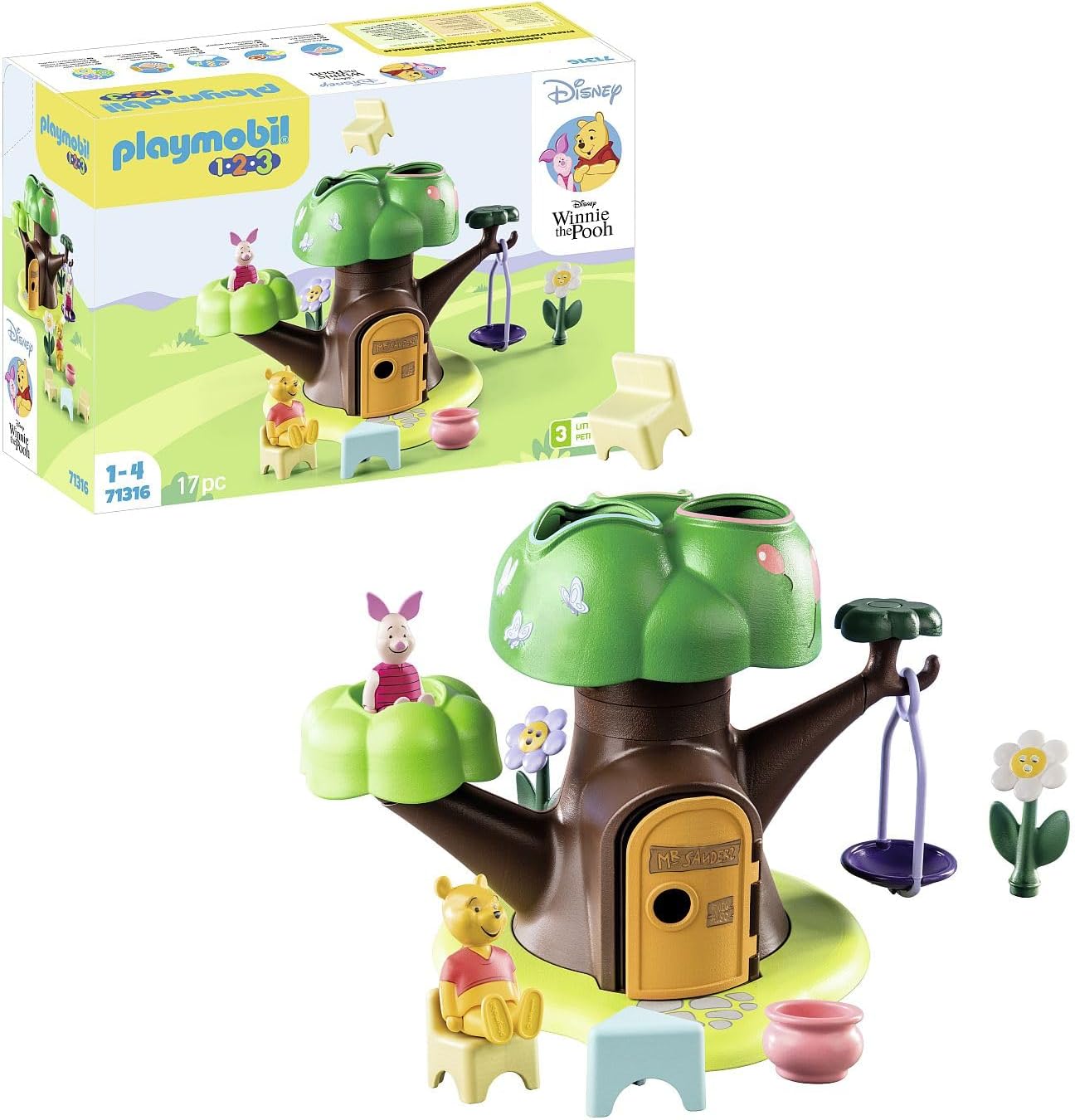 PLAYMOBIL 123 #71316 WINNIE'S AND PIGLET'S TREEHOUSE