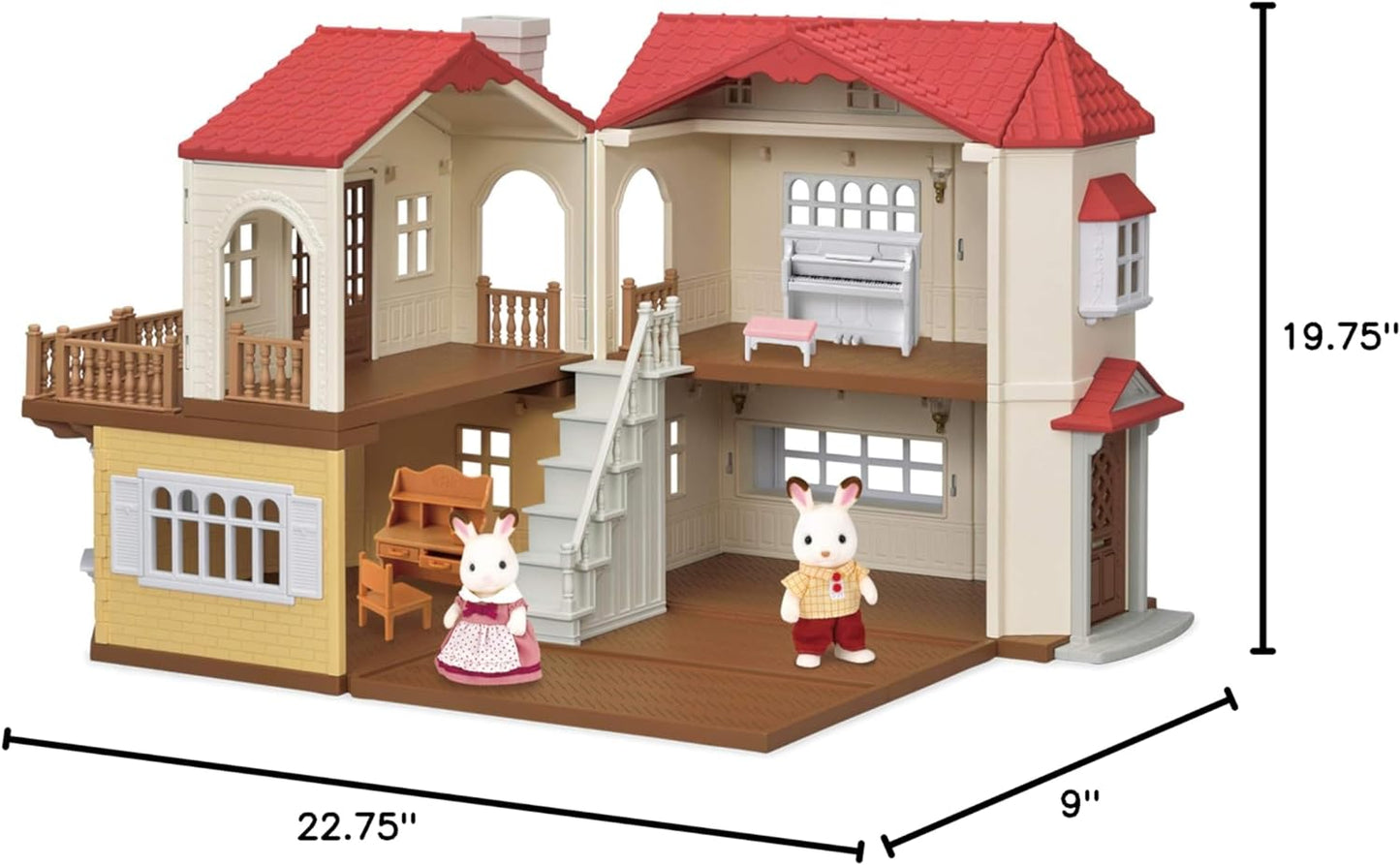 CALICO CRITTERS RED ROOF GRAND MANSION GIFT SET