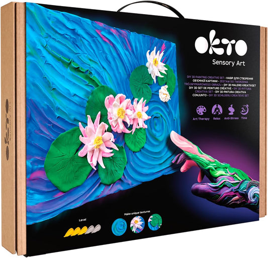 MONET  WATER LILIES  SENSORY ART
