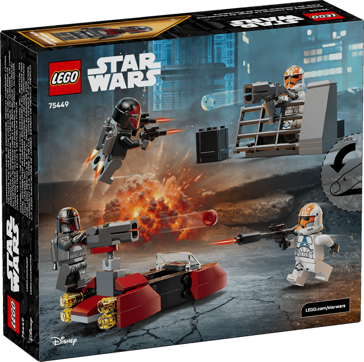 75449 SEIGE OF MANDALORE BATTLE PACK
