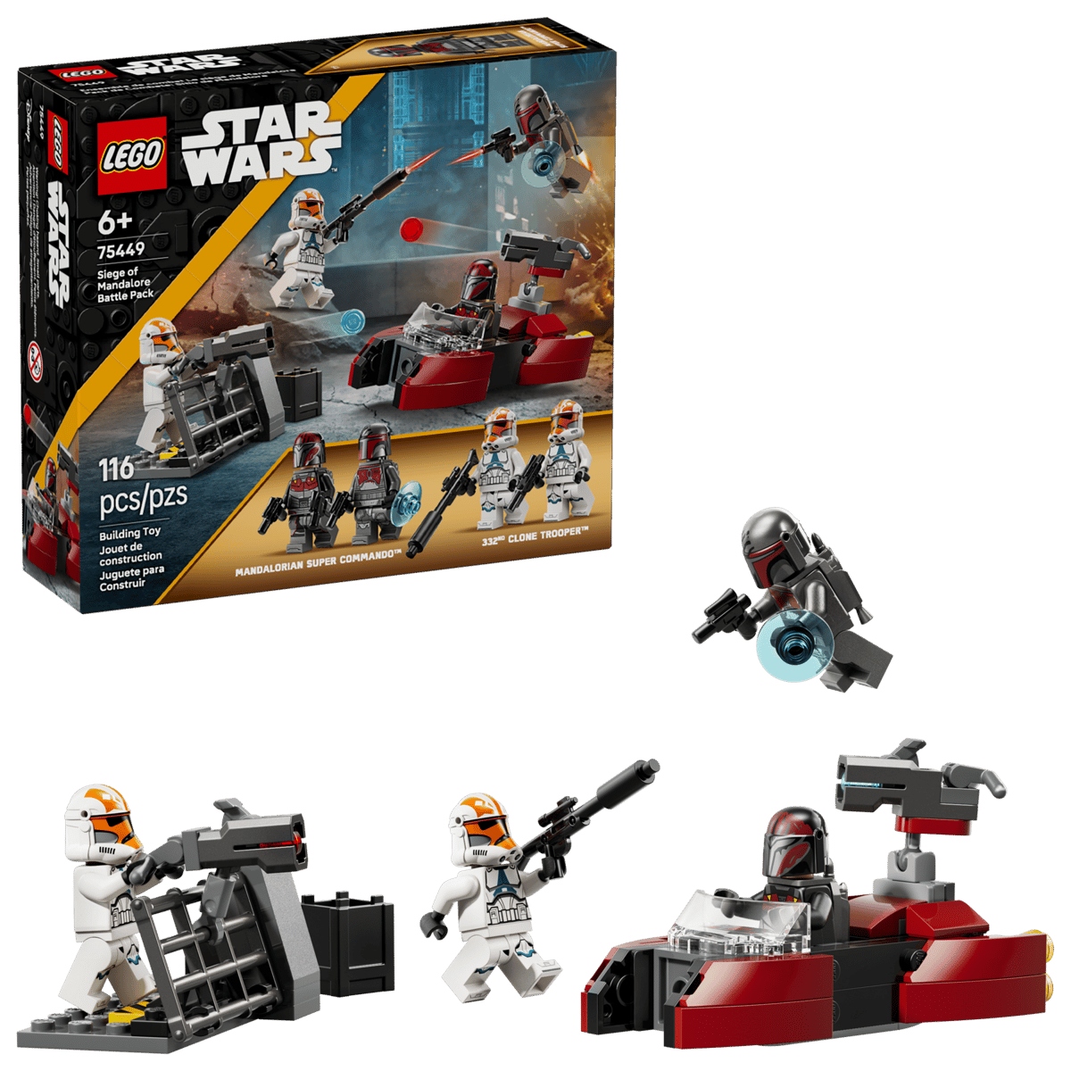 75449 SEIGE OF MANDALORE BATTLE PACK
