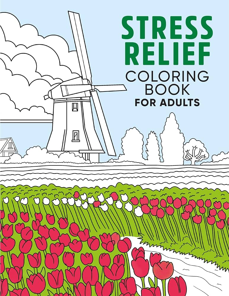 STRESS RELIEF COLORING BOOK | FOR ADULTS