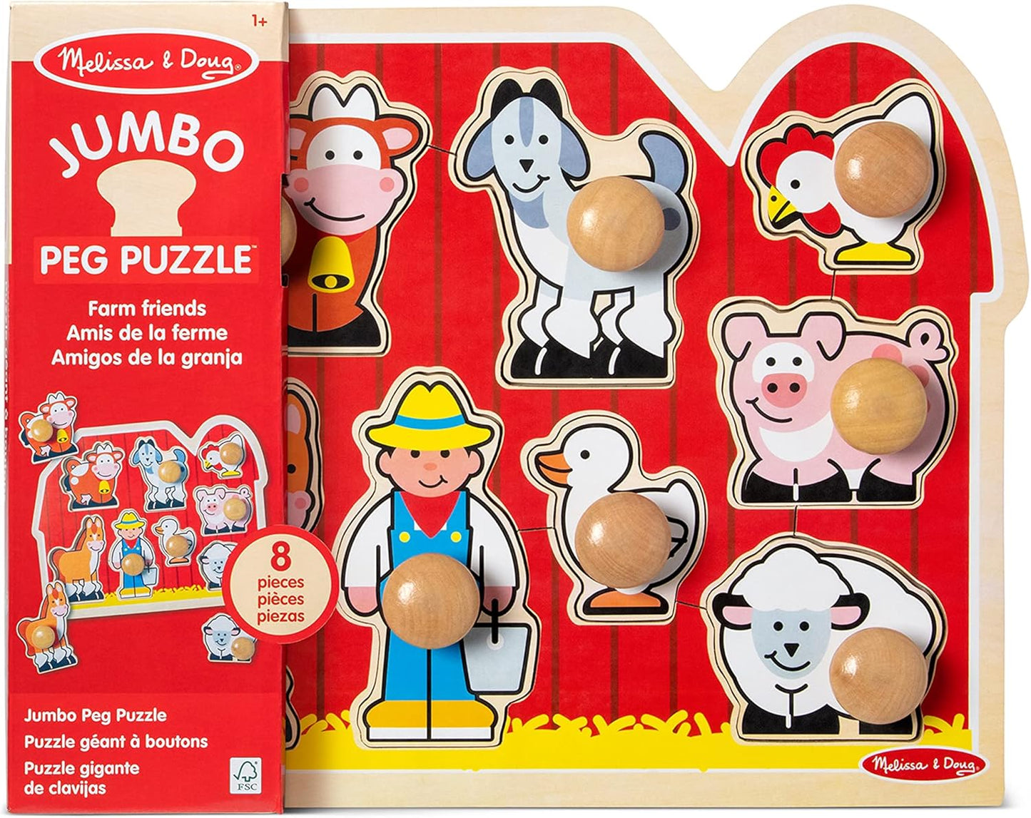 FARM FRIENDS JUMBO KNOB PUZZLE