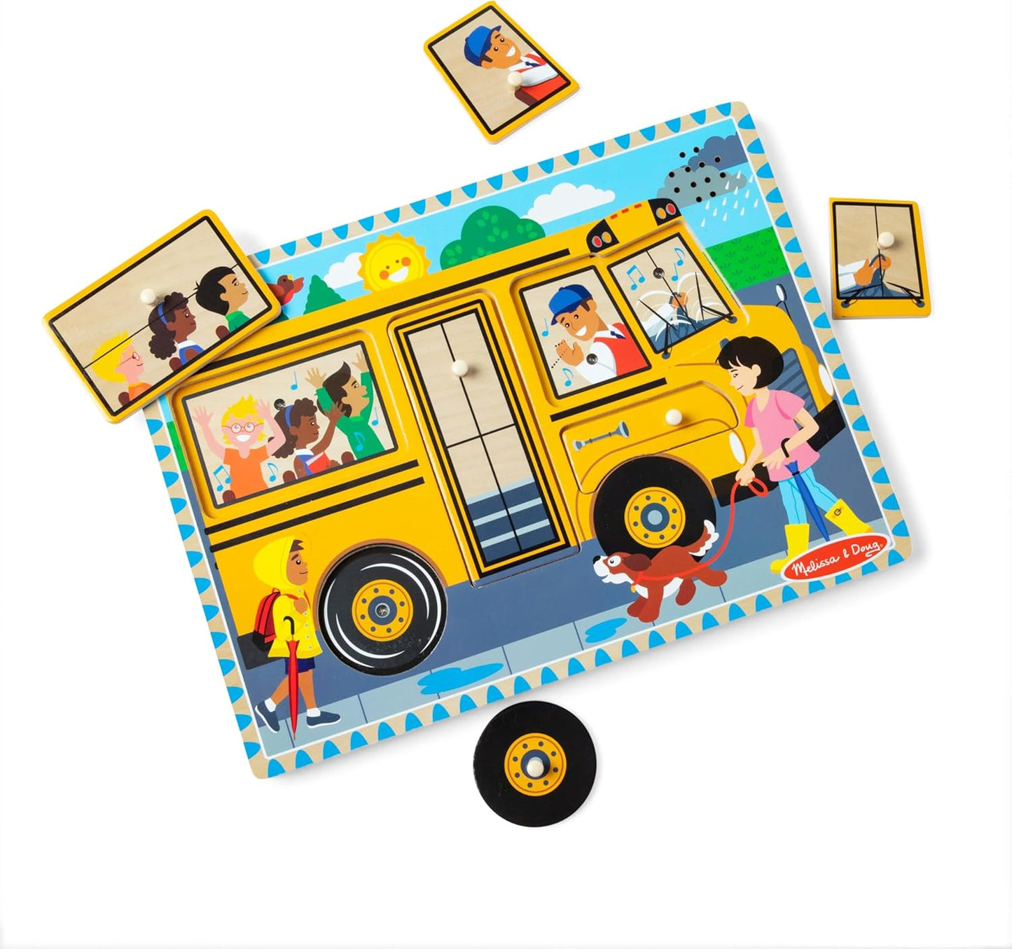 SEE AND HEAR SCHOOL BUS PUZZLE