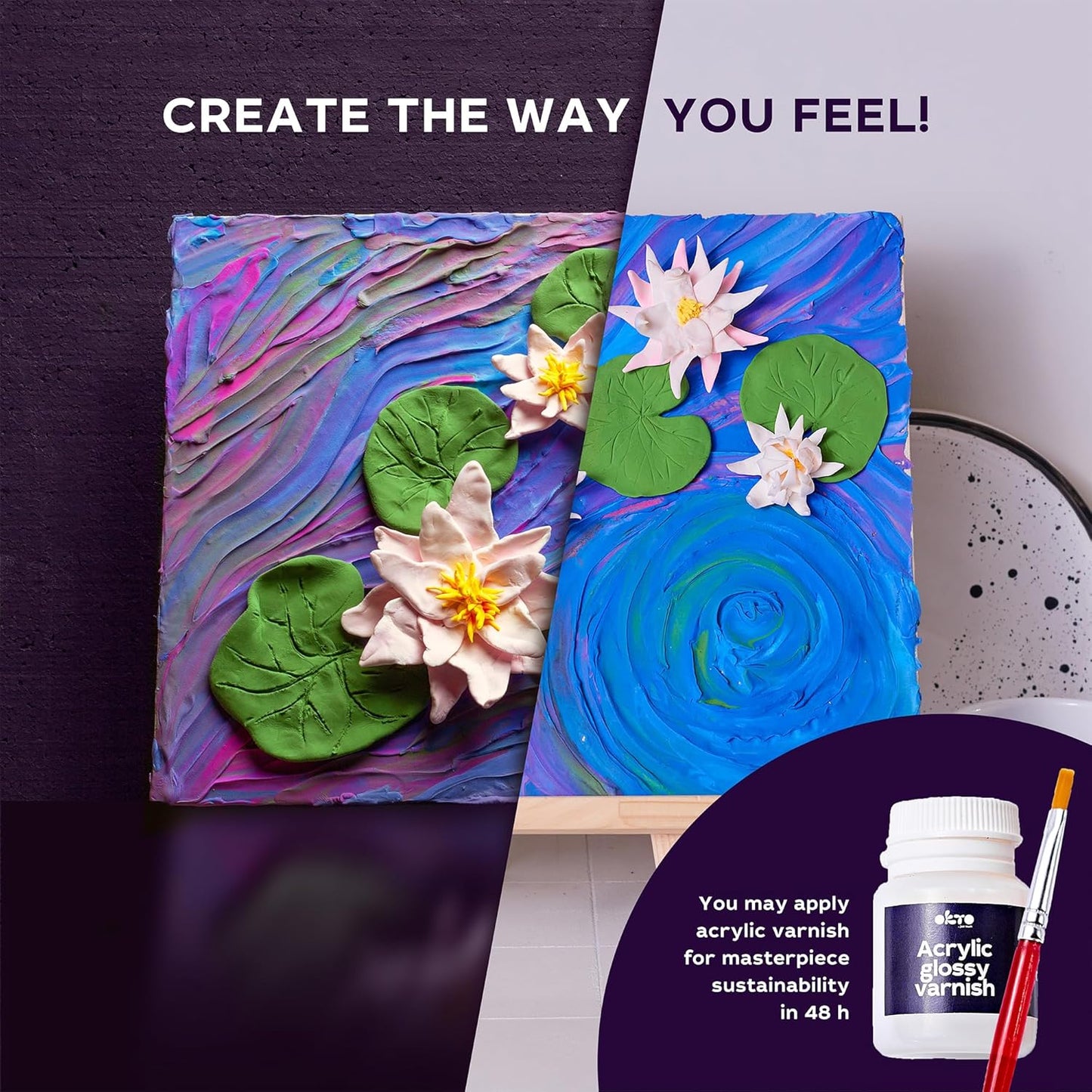 MONET  WATER LILIES  SENSORY ART