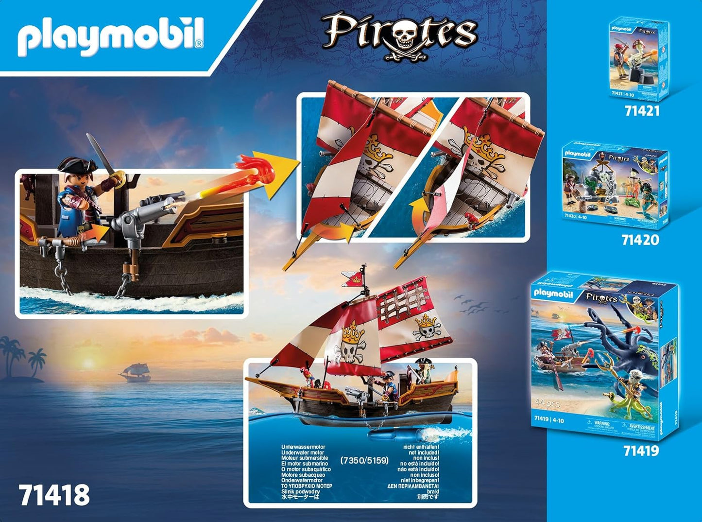 71418 PLAYMOBIL PIRATE SHIP