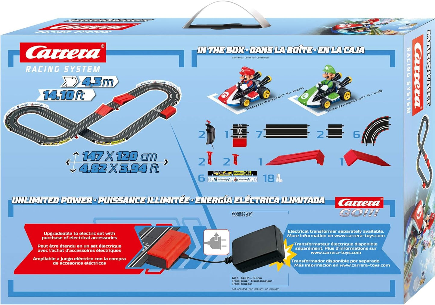 Mario Kart 8 Carrera First Slot Car Set|