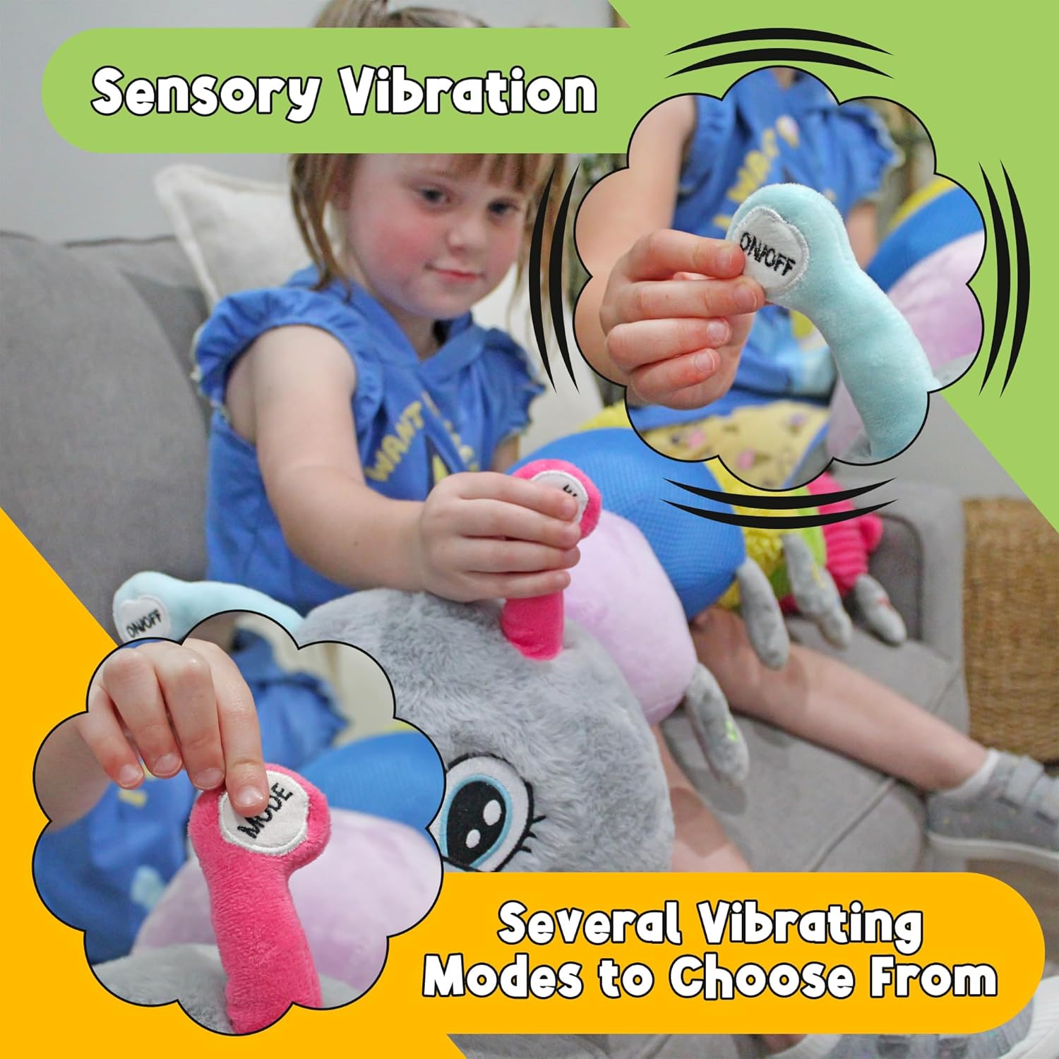 Cuddle BUG the Giant Vibrating Sensory Caterpillar Cuddle BUG the Giant Vibrating Sensory Caterpillar