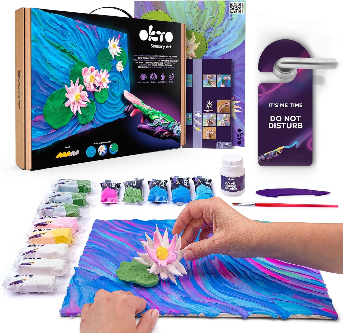 MONET  WATER LILIES  SENSORY ART