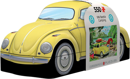 550 PC PUZZLE  VW BEETLE CAMPING TIN