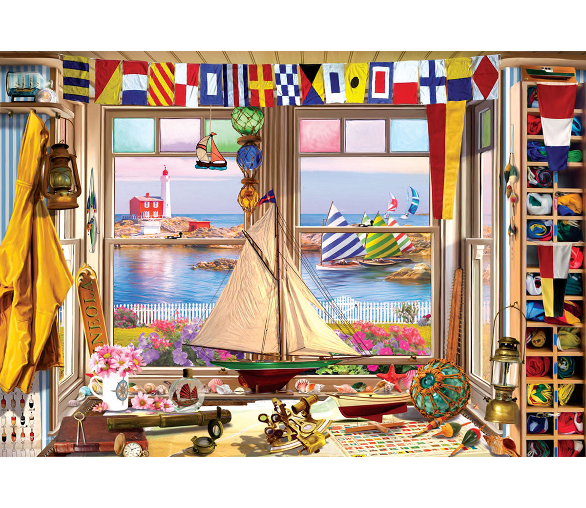LIGHTHOUSE TIN 550PC PUZZLE