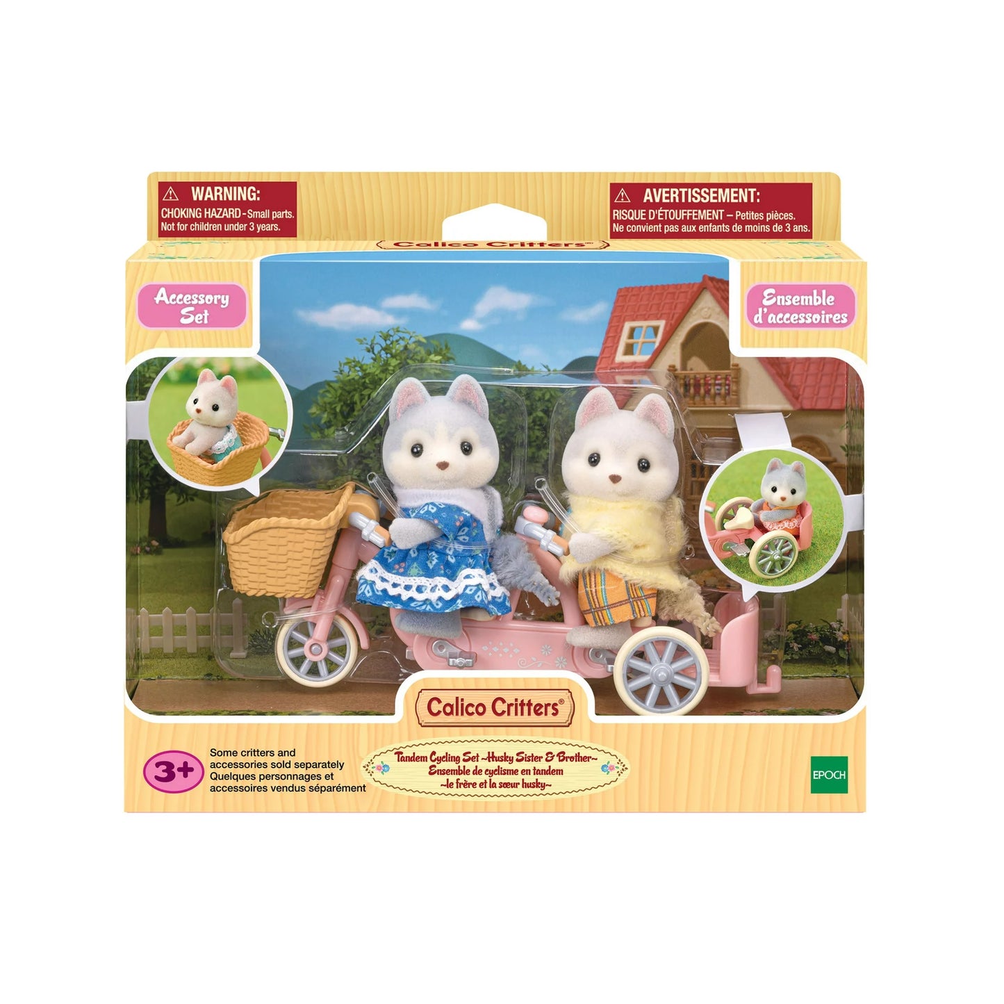 CALICO CRITTERS TANDEM CYCLING SET