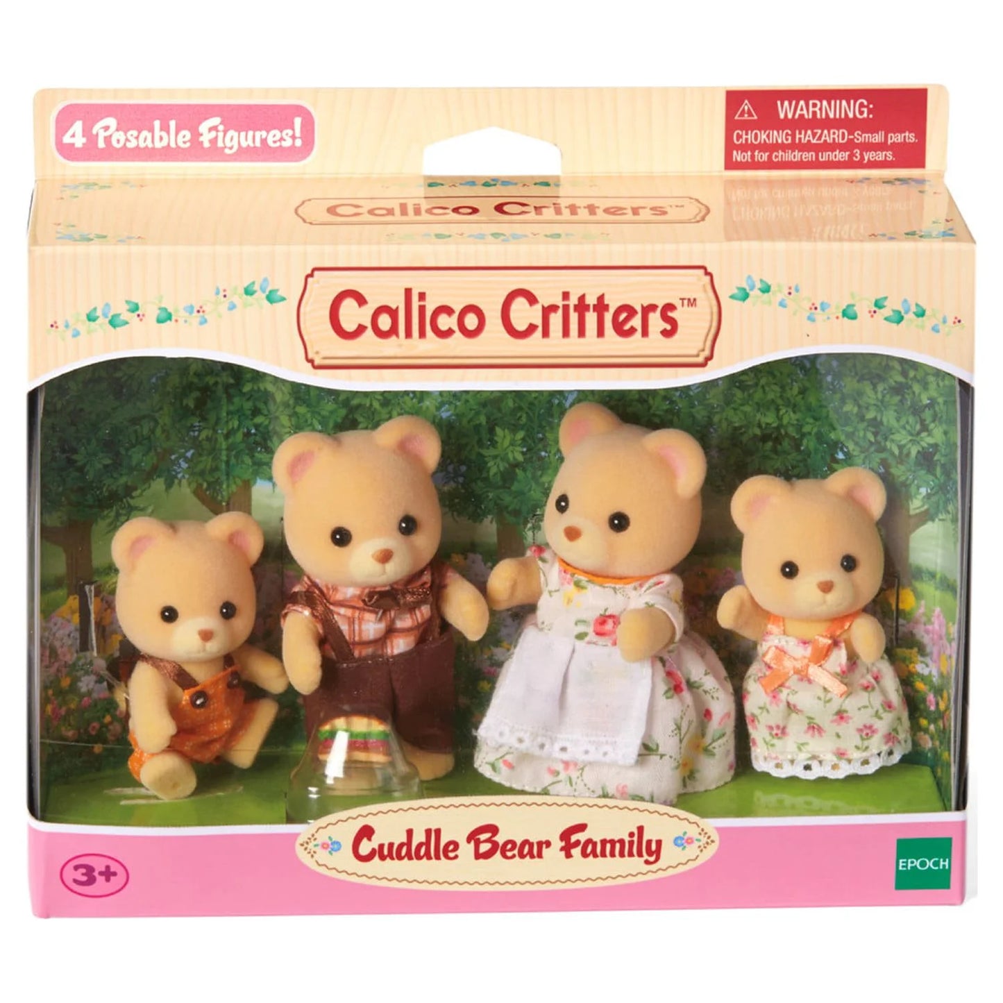 CALICO CRITTERS CUDDLE BEAR FAMILY