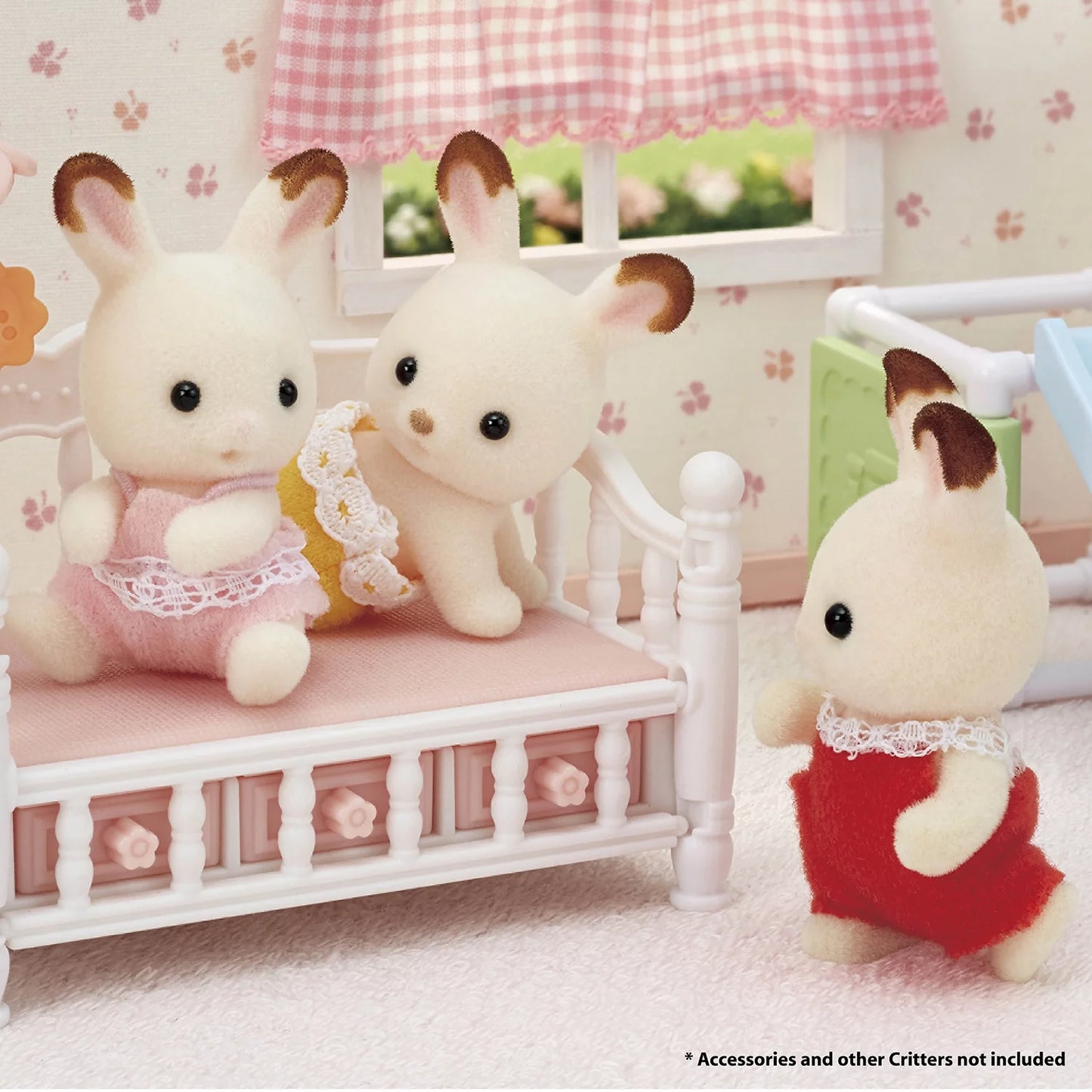 CALICO CRITTERS CHOCOLATE RABBIT TWINS