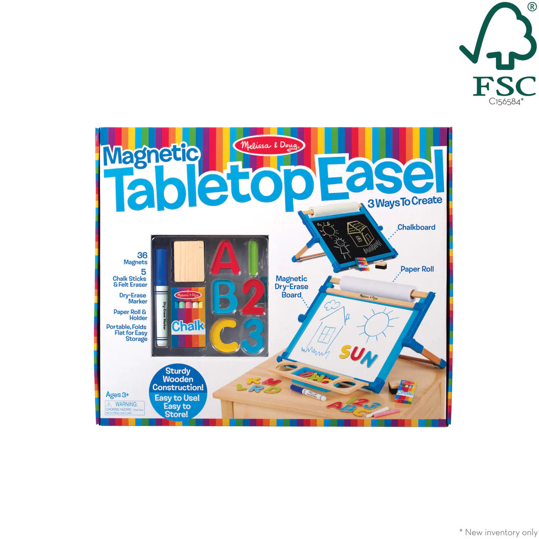 MELISSA & DOUG MAGNETIC TABLETOP EASEL