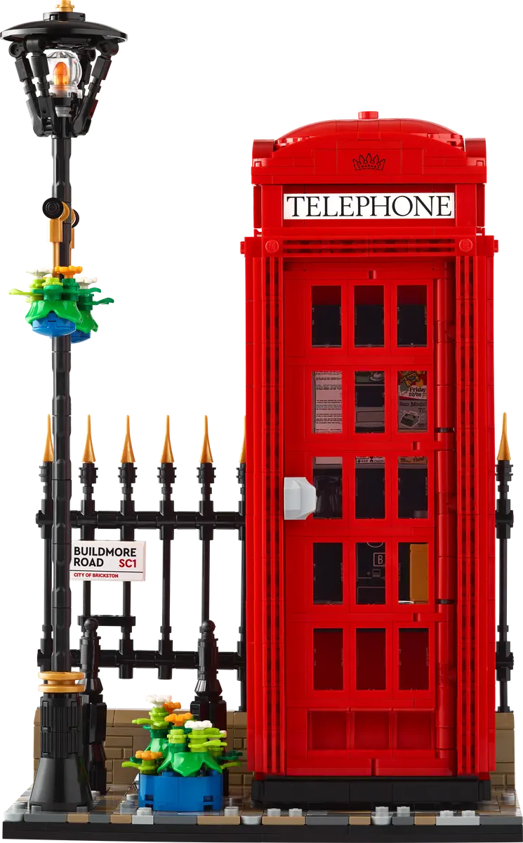 21347 RED LONDON TELEPHONE BOX