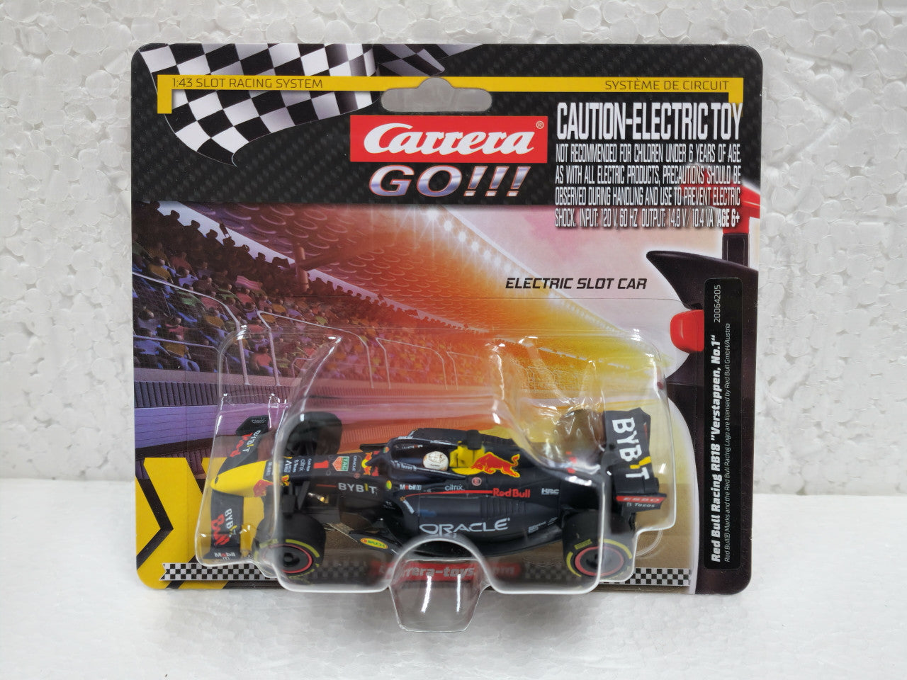 RED BULL F1 VERSTAPPEN CARRERA GO 1:43 SCALE SLOT CAR